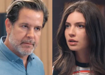 Ferette (à esquerda) e Lorena (à direita) em Três Graças.