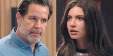 Ferette (à esquerda) e Lorena (à direita) em Três Graças.