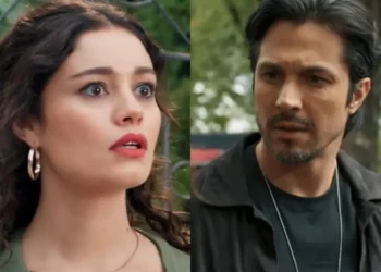 Gerluce (Sophie Charlotte) e Paulinho (Romulo Estrela) em Três Graças (Foto: Reprodução/TV Globo)