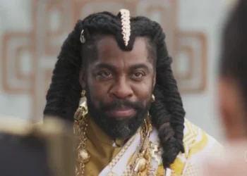 Lázaro Ramos interpreta Jendal em A Nobreza do Amor (Foto: Reprodução/TV Globo)