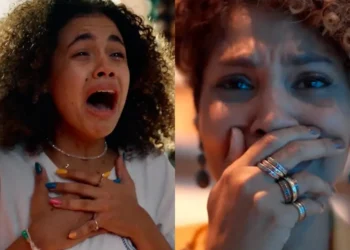Joélly e Lena em Três Graças. (Foto: reprodução/Globo)