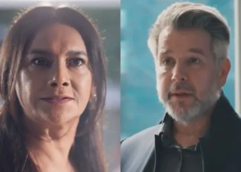 Lígia e Ferette em Três Graças. (Foto: reprodução/Globo)
