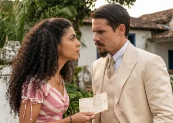 Mundica e Mirinho em A Nobreza do Amor. (Foto: reprodução/Globo)