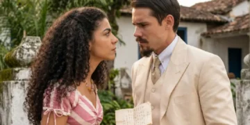 Mundica e Mirinho em A Nobreza do Amor. (Foto: reprodução/Globo)