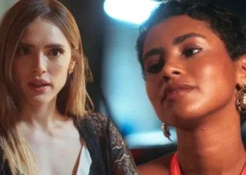 Naiane (Isabelle Drummond) e Eduarda (Gabz) em Coração Acelerado (Foto: Reprodução/TV Globo)