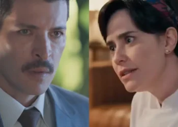 Resumo de Três Graças: Herculano protege Lena e expulsa Samira de sua casa: “Te proíbo de vir aqui”