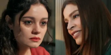 Gerluce (Sophie Charlotte) e Arminda (Grazi Massafera) em Três Graças (Foto: Reprodução/TV Globo)