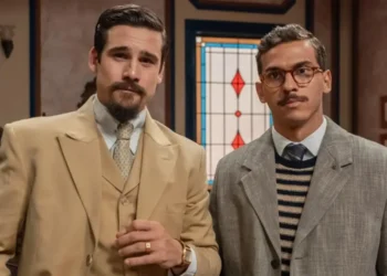 Mirinho e Fabrício em A Nobreza do Amor. (Foto: reprodução/Globo)