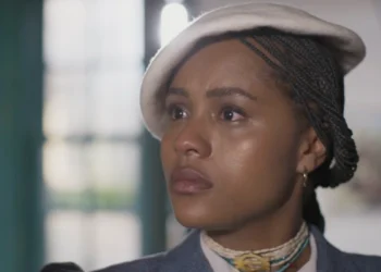 Alika (Duda Santos) em A Nobreza do Amor (Foto: Reprodução/TV Globo)