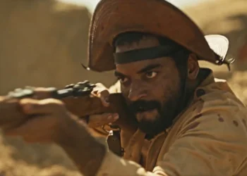 Josué (Thomás Aquino) em Guerreiros do Sol (Foto: Reprodução/TV Globo)