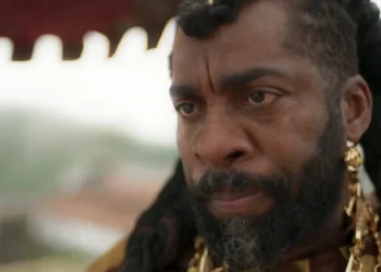 Jendal (Lázaro Ramos) em A Nobreza do Amor (Foto: Reprodução/TV Globo)
