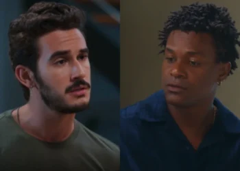 João Raul e Leandro em Coração Acelerado. (Foto: reprodução/Globo)