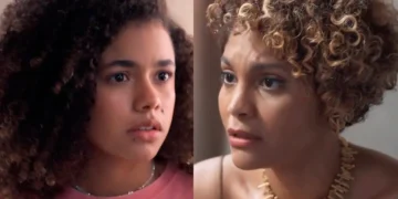 Joélly (à esquerda) e Lena (à direita) em Três Graças.