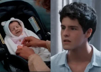 Em cena de tirar o fôlego, Raul vira herói, se joga na frente do carrinho da filha e impede queda da escada: “Nem chorou”