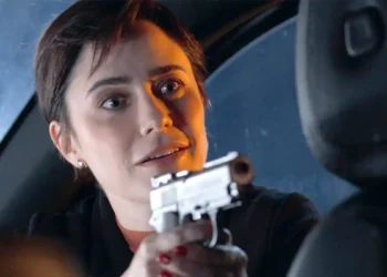 Samira em cena da novela Três graças.