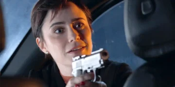 Samira em cena da novela Três graças.