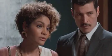 Lena e Herculano em Três Graças. (Foto: reprodução/Globo)