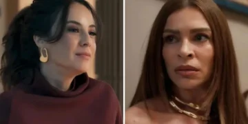 Zenilda (Andréia Horta) e Arminda (Grazi Massafera) em Três Graças (Foto: Reprodução/TV Globo)