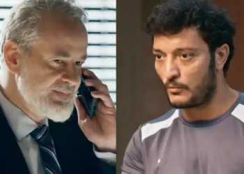 Ademir (à esquerda) e Tom (à direita) em Quem Ama Cuida.