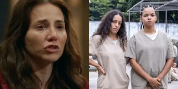 Na cadeia, Adriana conhece duas detentas, vira amiga delas e aprende a sobreviver em meio à hostilidade do lugar
