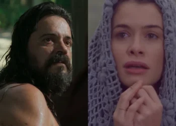 Bernardo e Lívia em Além do Tempo. (Foto: reprodução/Globo)