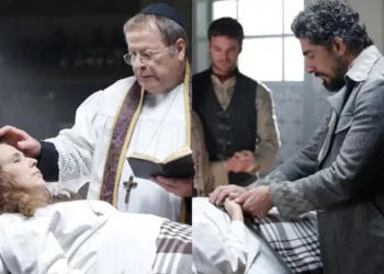 Emílai e Ariel em Além do Tempo. (Foto: reprodução/Globo)