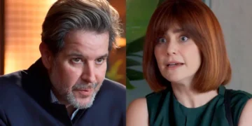 Ferette (à esquerda) e Samira (à direita) em cenas de Três Graças.