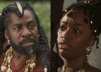 Jendal e Kênia em A Nobreza do Amor. (Foto: reprodução/Globo)