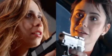 Lucélia e Samira em Três Graças. (Foto: reprodução/Globo)