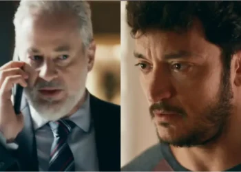 Com medo de ser descoberto, Ademir orienta Tom a negar que foi subornado por ele em depoimento contra Adriana
