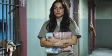 Adriana (Leticia Colin) sofre cadeia em Quem Ama Cuida (Foto: Manoella Mello/Globo)