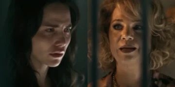 Adriana (Letícia Colin) e Pilar (Isabel Teixeira) em Quem Ama Cuida (Foto: Reprodução/TV Globo)