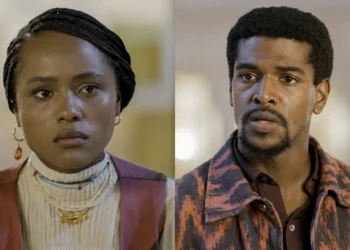 Alika (Duda Santos) e Tonho (Ronald Sotto) em A Nobreza do Amor (Foto: Divulgação/TV Globo)