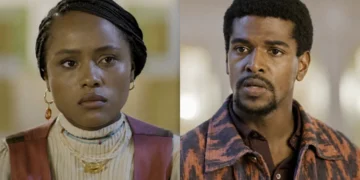 Alika (Duda Santos) e Tonho (Ronald Sotto) em A Nobreza do Amor (Foto: Divulgação/TV Globo)