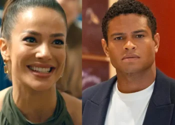 Adriana (à esquerda) e Tiago (à direita) em Quem Ama Cuida.