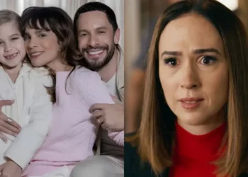 César e Brigitte em Quem Ama Cuida. (Foto: reprodução/Globo)