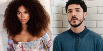 Duda Almeida (Andréia) e João Vitor Silva (Rafael) em Quem Ama Cuida (Foto: Reprodução/Instagram)