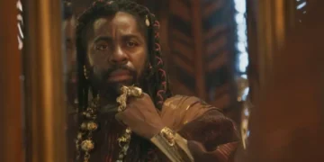 Jendal (Lázaro Ramos) em A Nobreza do Amor (Foto: Reprodução/TV Globo)