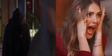 Meia-noite e Naiane em Coração Acelerado. (Foto: reprodução/Globo)