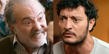 Otoniel (à esquerda) e Tom (à direita) em Quem Ama Cuida.