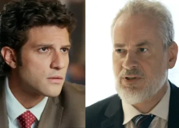 Pedro (à esquerda) e Ademir (à direita) em Quem Ama Cuida.