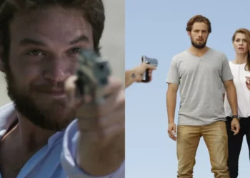 Pedro, Felipe e Melissa em Além do Tempo. (Foto: reprodução/Globo)