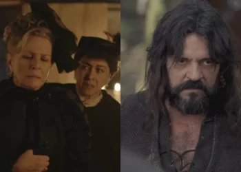 Vitória e Bernardo em Além do Tempo. (Foto: reprodução/Globo)