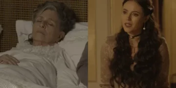 Vitória e Melissa em Além do Tempo. (Foto: reprodução/Globo)