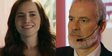 Vingativa, Adriana comemora ao ver Ademir cercado pela imprensa ao entrar na delegacia para prestar depoimento após ser denunciado por assédio