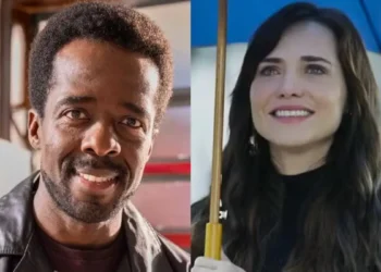 Quem Ama Cuida: Laurentino contrata Adriana e a jovem começa a trabalhar como garçonete em seu restaurante