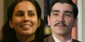 Belmira (à esquerda) e Fuad (à direita) em A Nobreza do Amor.