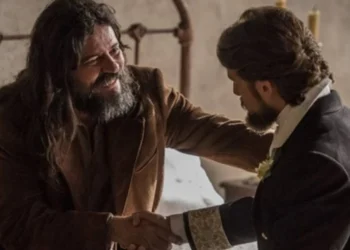 Bernardo e Felipe em Além do Tempo. (Foto: reprodução/Globo)