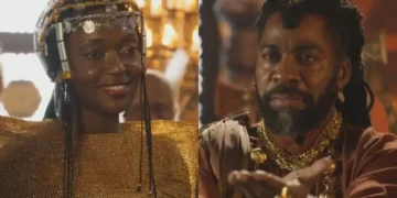 Binta e Jendal em A Nobreza do Amor. (Foto: reprodução/Globo)