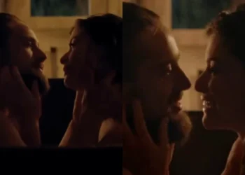 Felipe e Lívia em Além do Tempo. (Foto: reprodução/Globo)